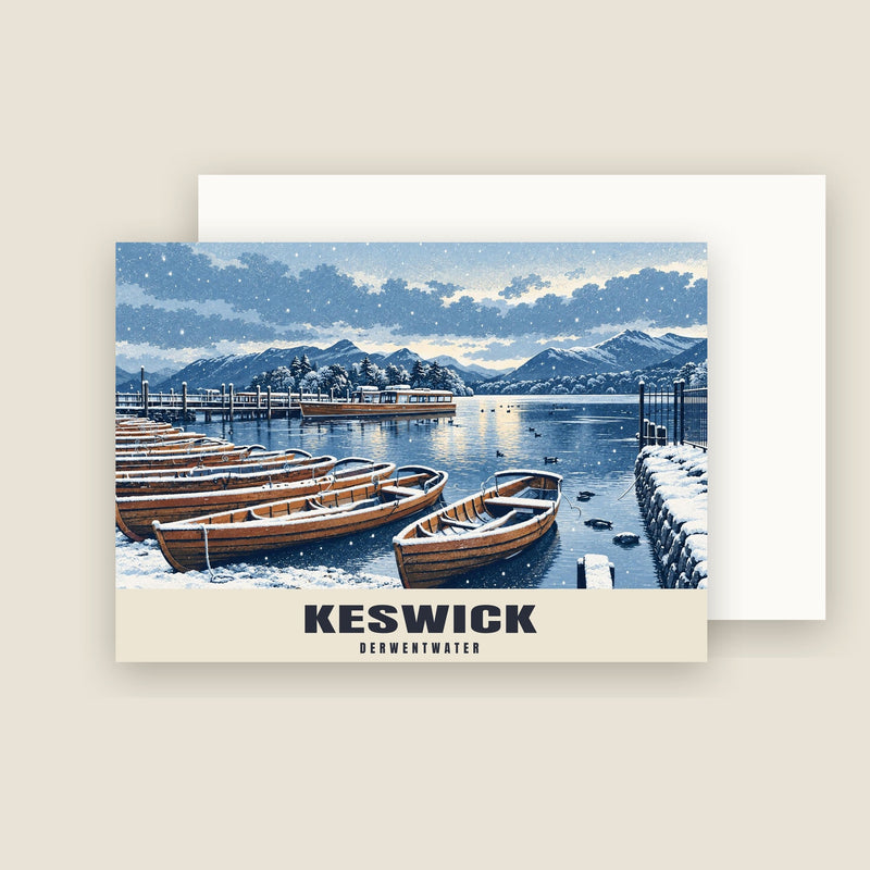 Derwentwater, Keswick Christmas Cards (Pack of 10)