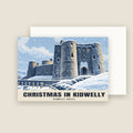Kidwelly Castle Christmas card with its envelope