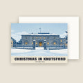 Tatton Hall, Knutsford Christmas card with its envelope