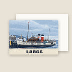 The Waverley at Largs Christmas card with its envelope