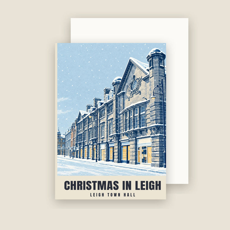 Leigh Town Hall Christmas Cards (Pack of 10)