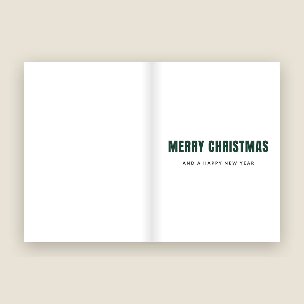 Inside the Lincoln Cathedral Christmas card: Merry Christmas and a Happy New Year