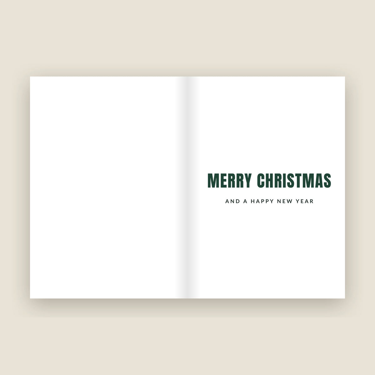 Inside the Lincoln Cathedral Christmas card: Merry Christmas and a Happy New Year