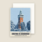 Loughborough Carillon Christmas card with its envelope