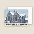 St Thomas the Apostle’s Church, Lymington Christmas card with its envelope