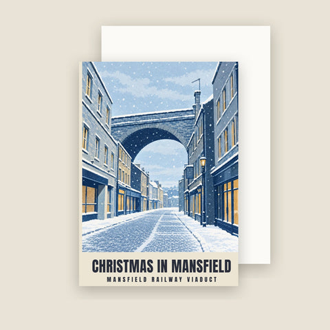 Mansfield Railway Viaduct Christmas Cards (Pack of 10)