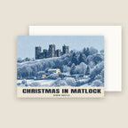 Riber Castle, Matlock Christmas card with its envelope