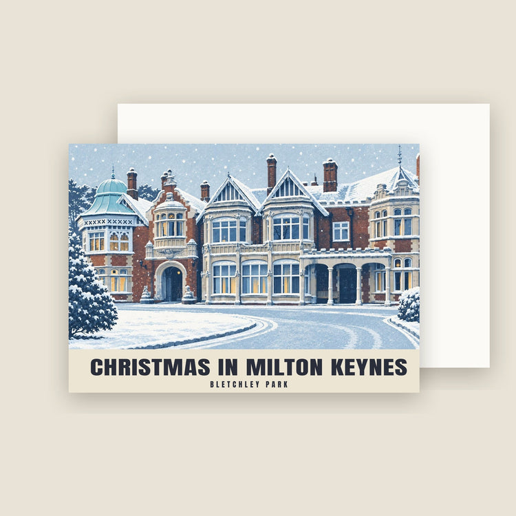 Bletchley Park, Milton Keynes Christmas Cards (Pack of 10)