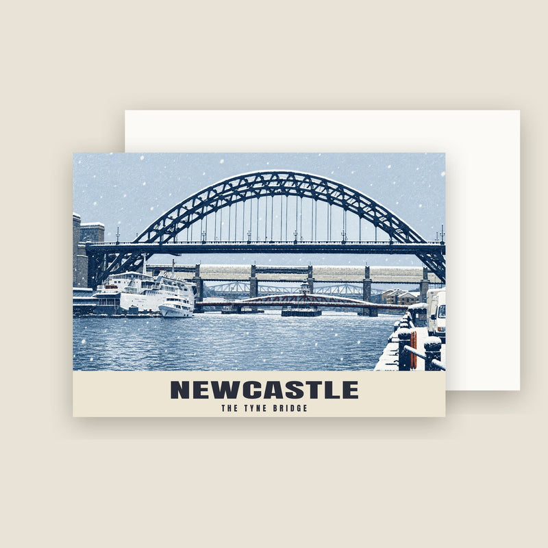 The Tyne Bridge, Newcastle Christmas Cards (Pack of 10)