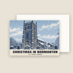 All Saints Church, Normanton Christmas card with its envelope