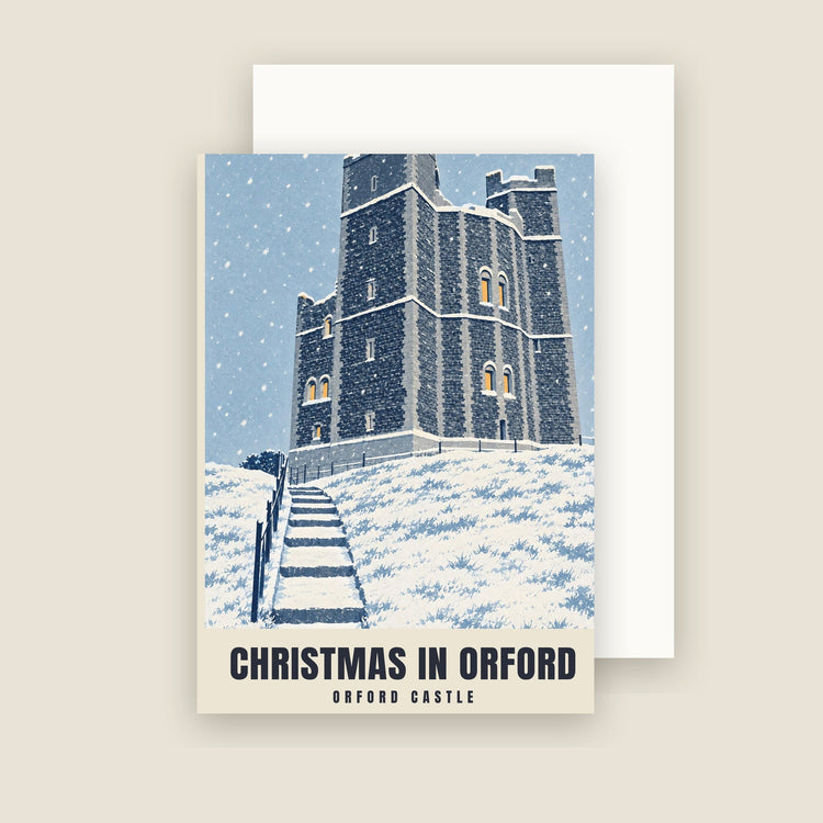 Orford Castle Christmas Cards (Pack of 10)