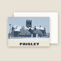 Paisley Abbey Christmas card with its envelope