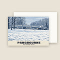 Whitchurch Bridge, Pangbourne Christmas card with its envelope