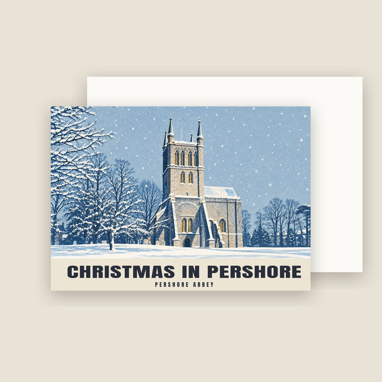 Pershore Abbey Christmas Cards (Pack of 10)