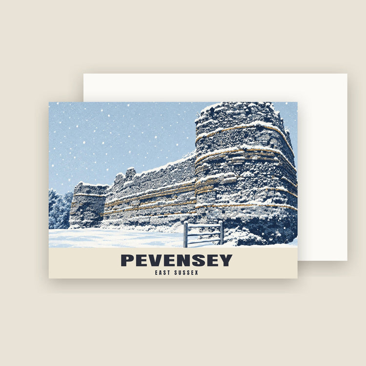 Pevensey Castle Christmas Cards (Pack of 10)
