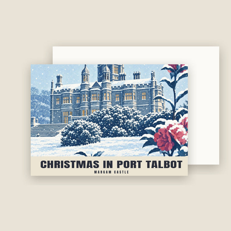 Margam Castle, Port Talbot Christmas Cards (Pack of 10)