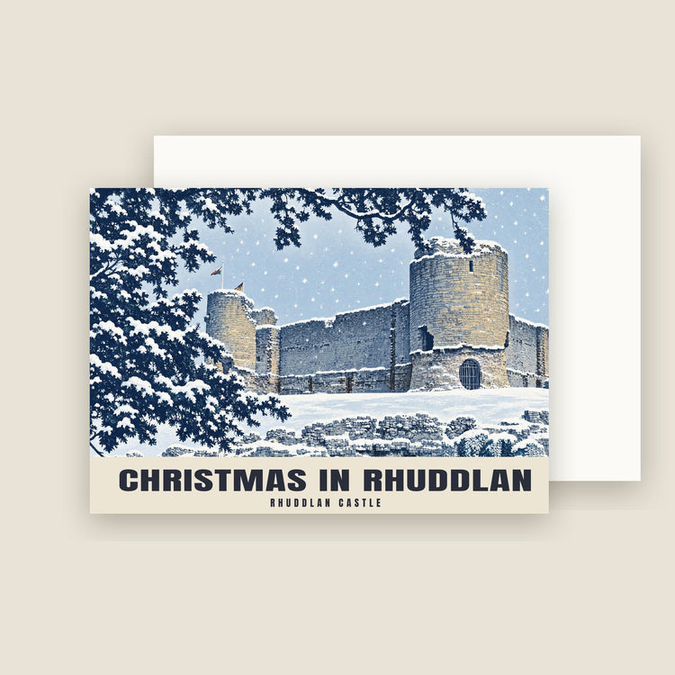 Rhuddlan Castle Christmas Cards (Pack of 10)