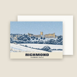 Richmond Castle, North Yorkshire Christmas Cards (Pack of 10)