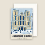 Ripon Cathedral Christmas card with its envelope