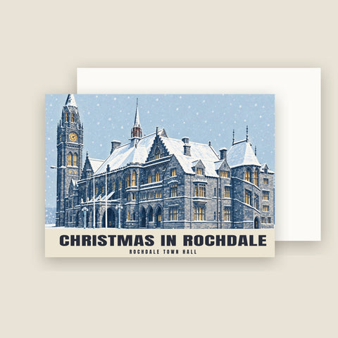 Rochdale Town Hall Christmas Cards (Pack of 10)