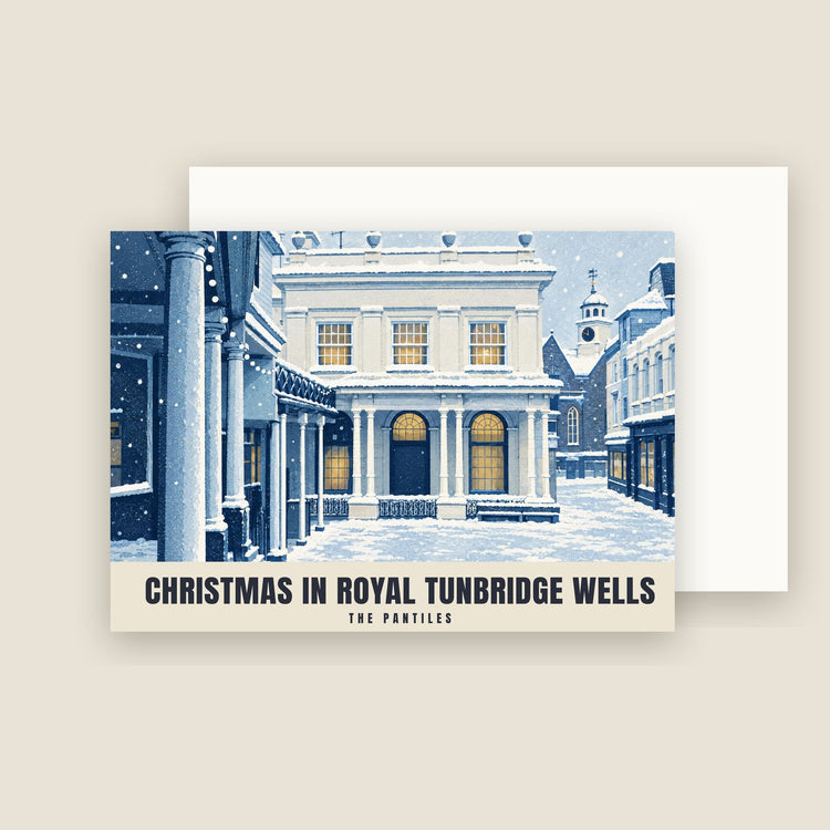 The Pantiles, Royal Tunbridge Wells Christmas Cards (Pack of 10)