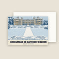 Audley End House, Saffron Walden Christmas card with its envelope