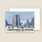 St Gregory’s Church, Seaton Christmas card with its envelope