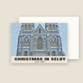Selby Abbey Christmas card with its envelope