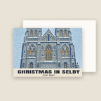 Selby Abbey Christmas card with its envelope