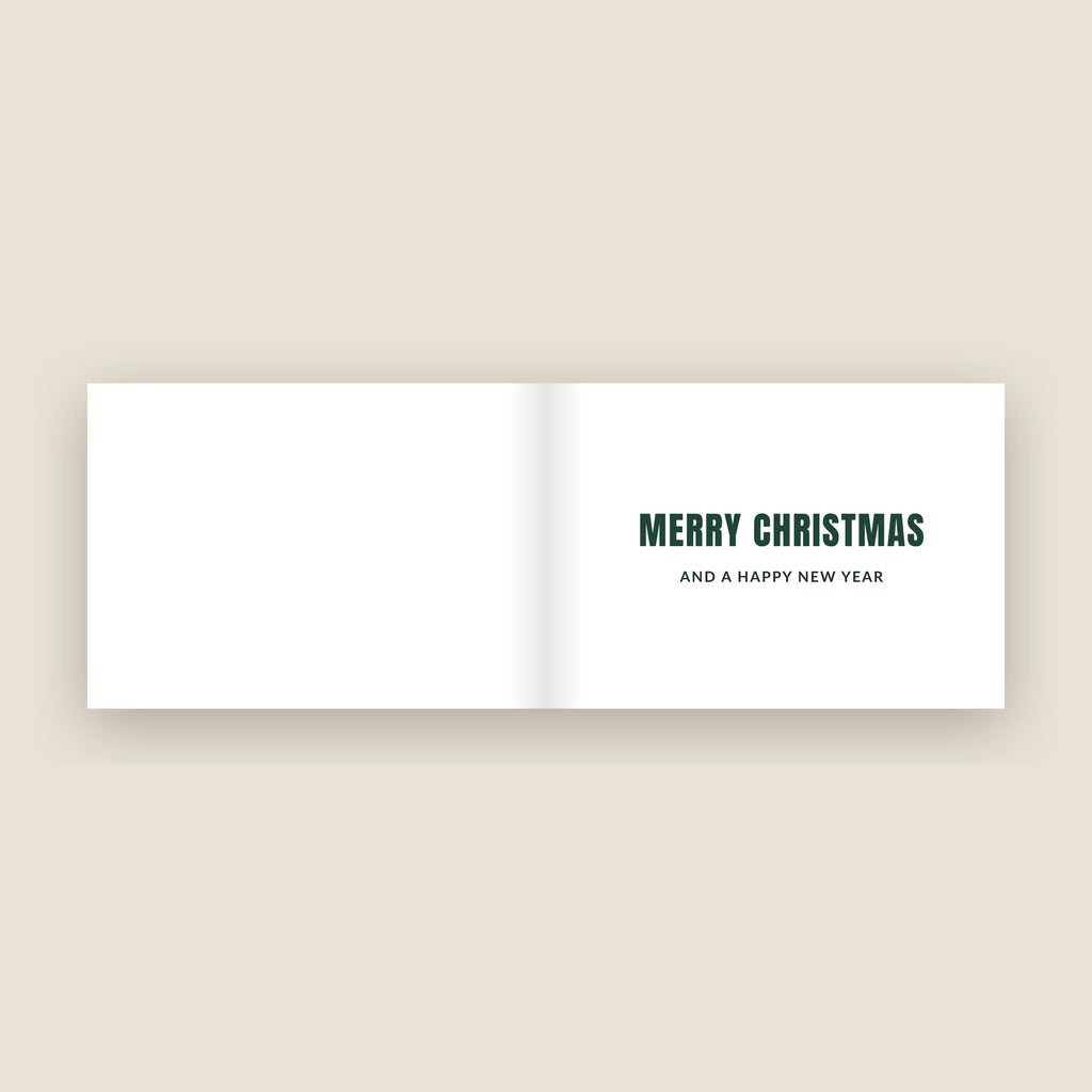 Inside the Selby Abbey Christmas card: Merry Christmas and a Happy New Year