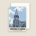 St Wilfrid’s Church, Standish Christmas card with its envelope