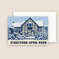 Shakespeare's Birthplace, Stratford-upon-Avon Christmas card with its envelope