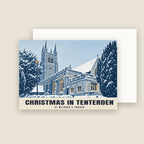 St Mildred's Church, Tenterden Christmas card with its envelope
