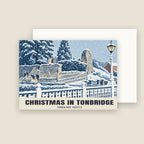 Tonbridge Castle Christmas card with its envelope