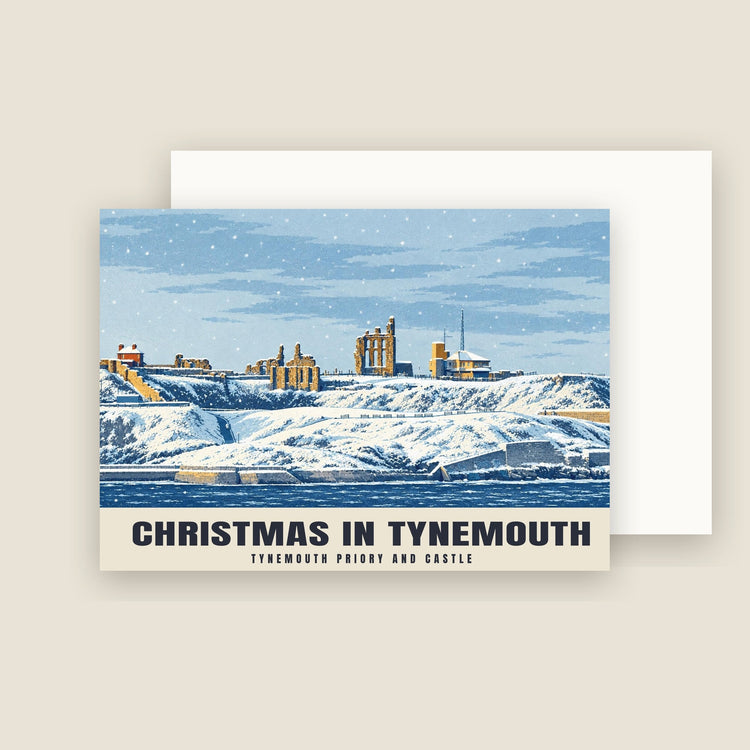 Tynemouth Priory and Castle Christmas Cards (Pack of 10)