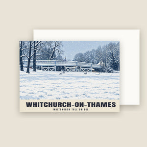Whitchurch Toll Bridge, Whitchurch-on-Thames Christmas Cards (Pack of 10)