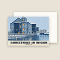 Wigan Pier Christmas card with its envelope