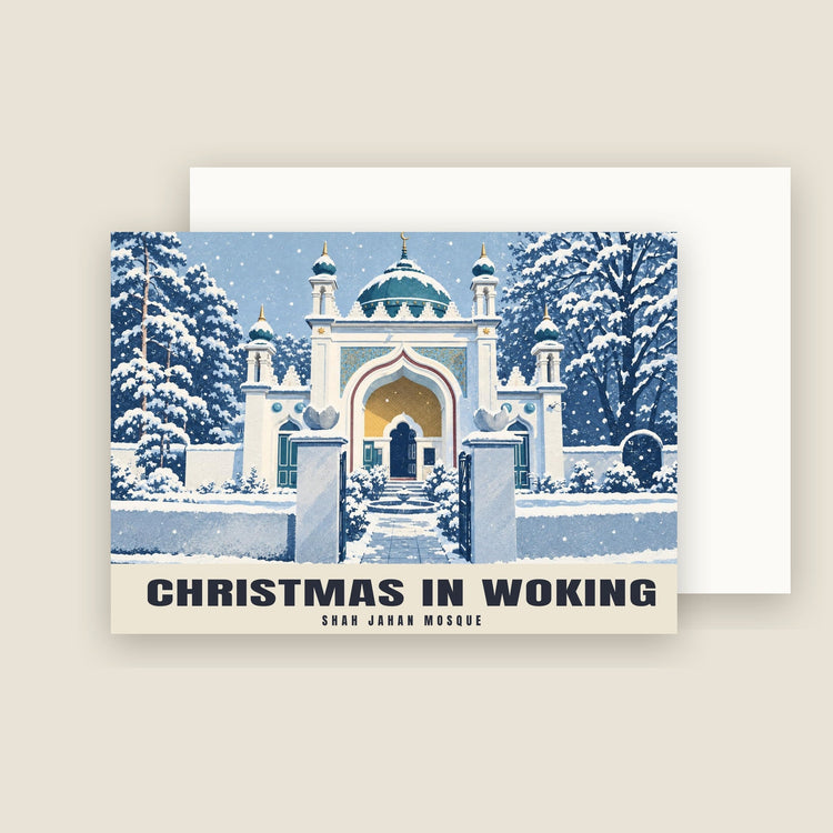 Shah Jahan Mosque, Woking Christmas Cards (Pack of 10)