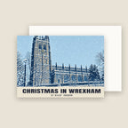 St Giles' Church, Wrexham Christmas card with its envelope