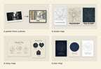 What a gift card buys: a poster from a photo, a street map, a story map or a star map
