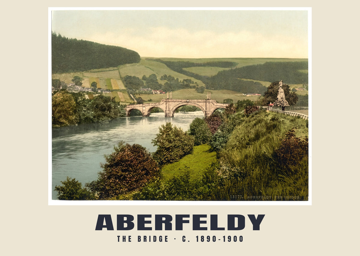 The bridge, Aberfeldy, c. 1890–1900 heritage photograph