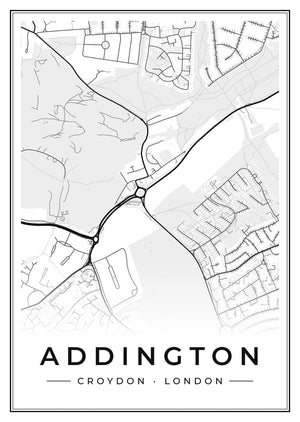 Addington Street Map Poster