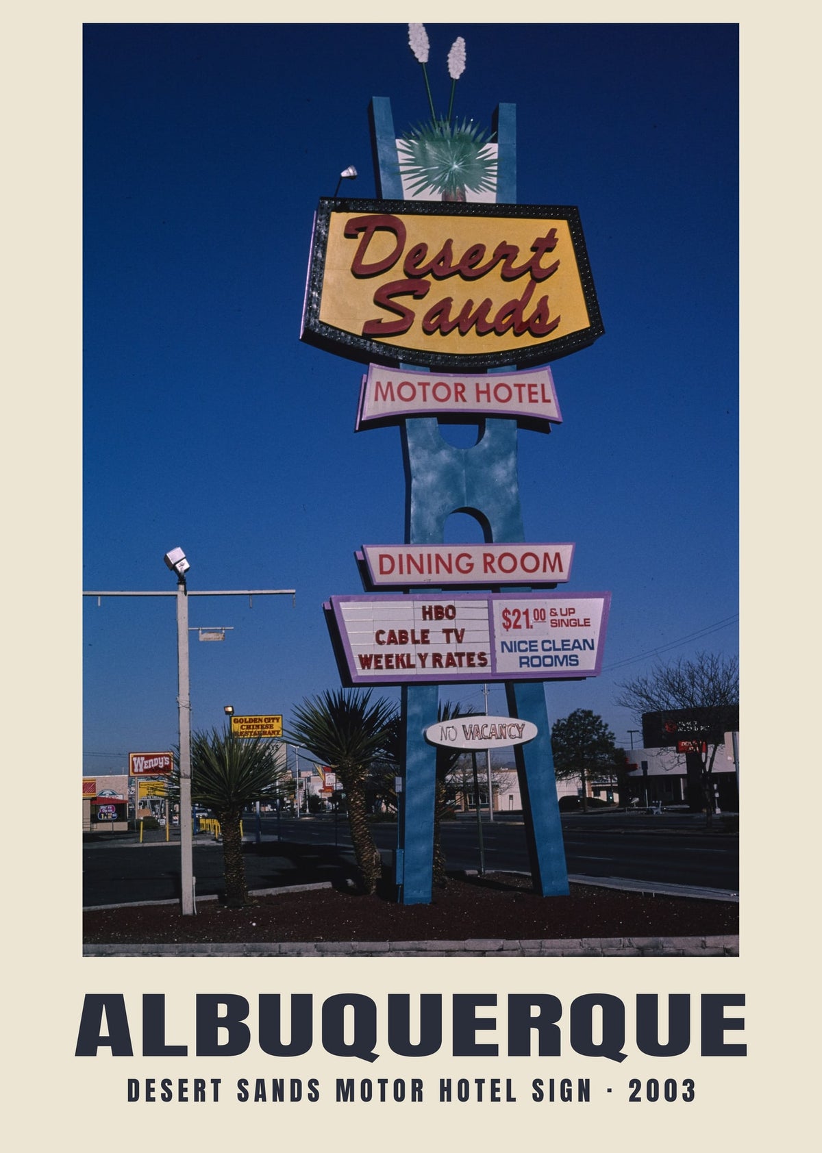Desert Sands Motor Hotel Sign, Albuquerque, New Mexico, 2003