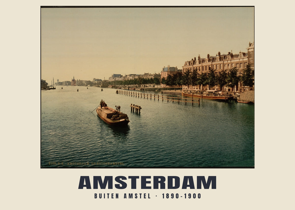 Buiten Amstel, Amsterdam, 1890–1900 heritage photograph