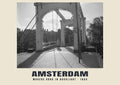 Magere Brug in Backlight, Amsterdam, 1954 heritage photograph