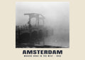 Magere Brug in the Mist, Amsterdam, 1953 heritage photograph