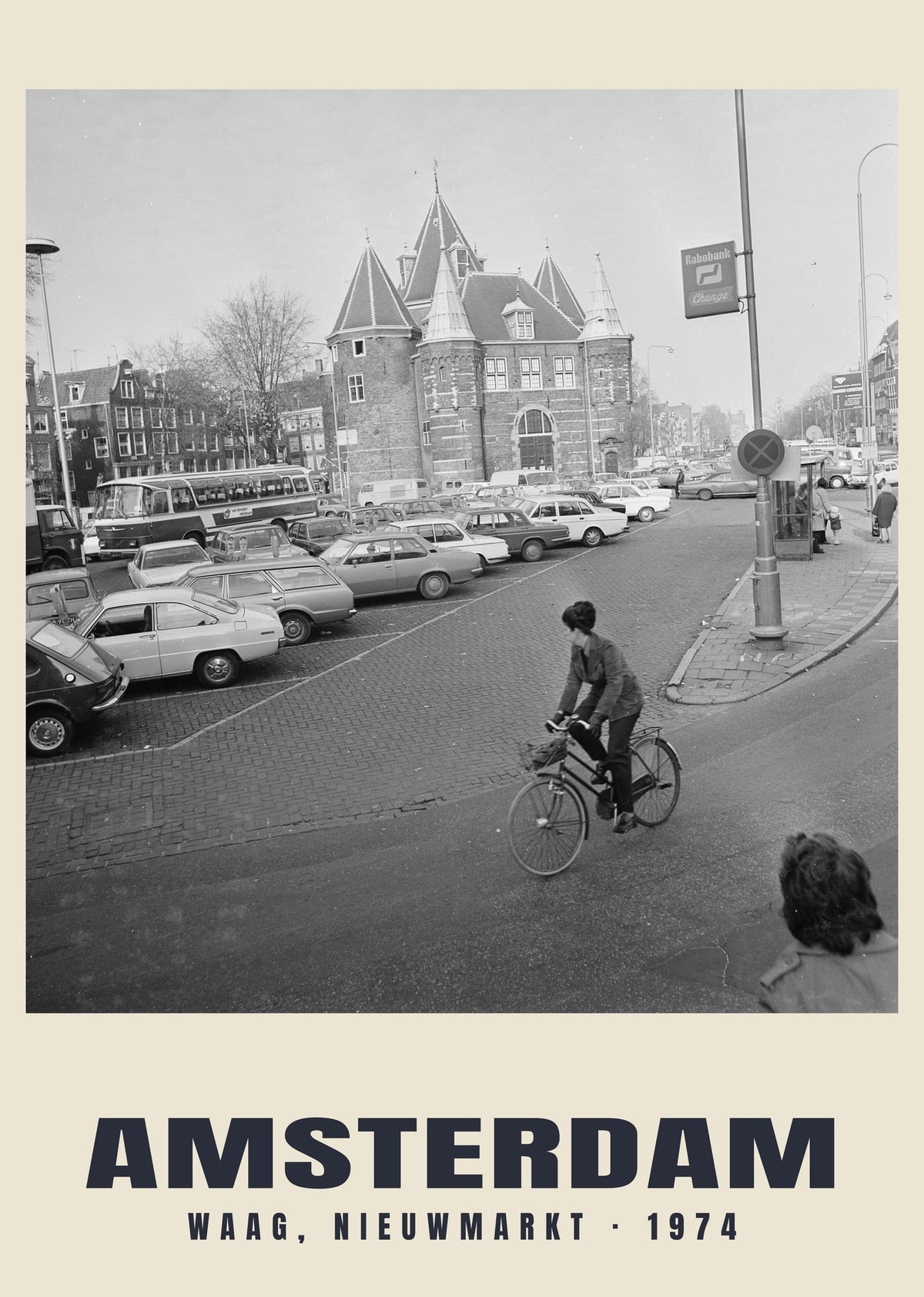 Waag, Nieuwmarkt, Amsterdam, 1974 heritage photograph