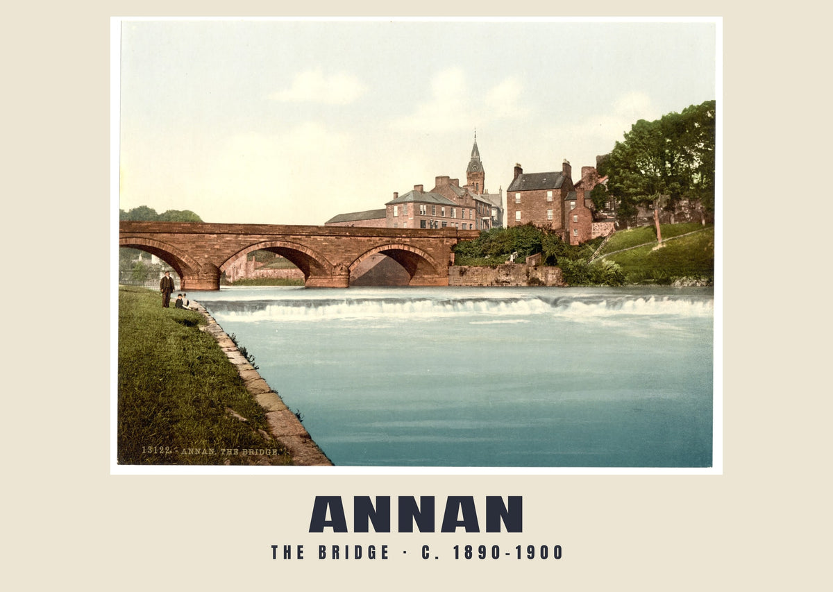 The bridge, Annan, c. 1890–1900 heritage photograph