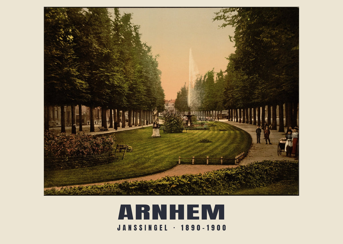 Janssingel, Arnhem, 1890–1900 heritage photograph