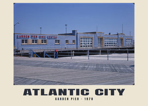 Garden Pier, Atlantic City, New Jersey — 1978 · Historic photograph print